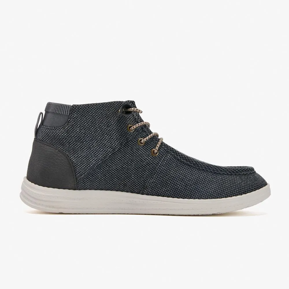 Aleader Men's Urban Fit Mid-Top Knit Chukka Boots