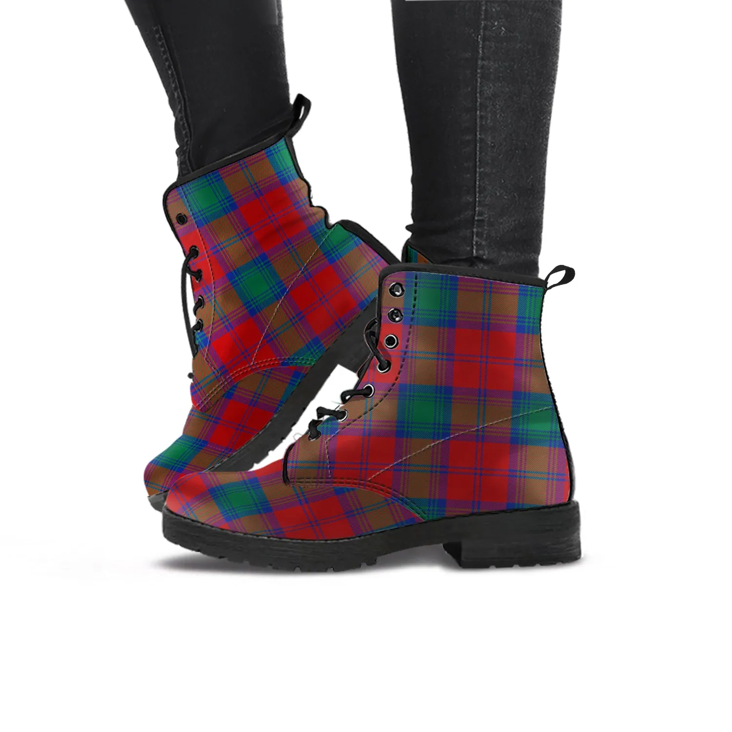 Auchinleck (Affleck) Tartan Leather Boots