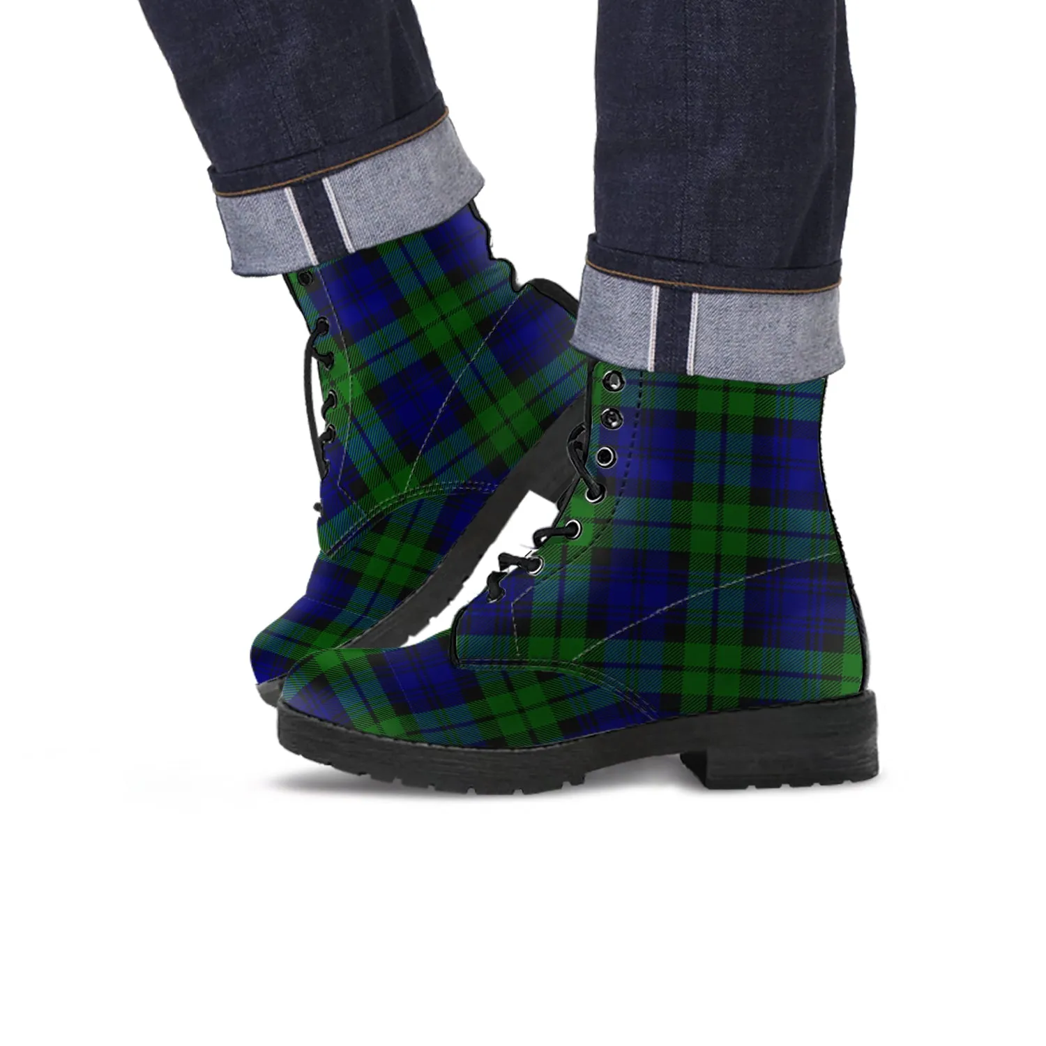 Bannatyne Tartan Leather Boots