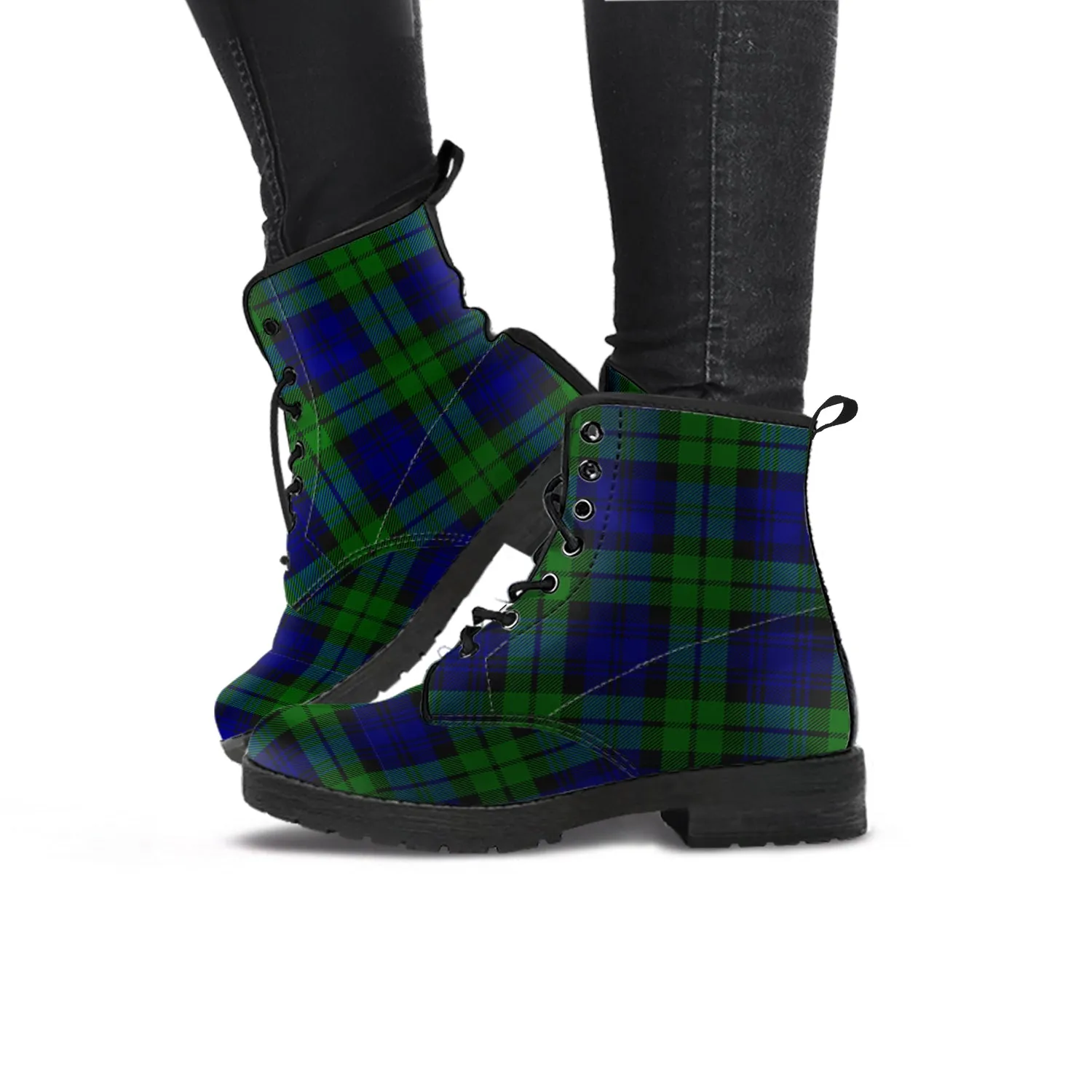 Bannatyne Tartan Leather Boots