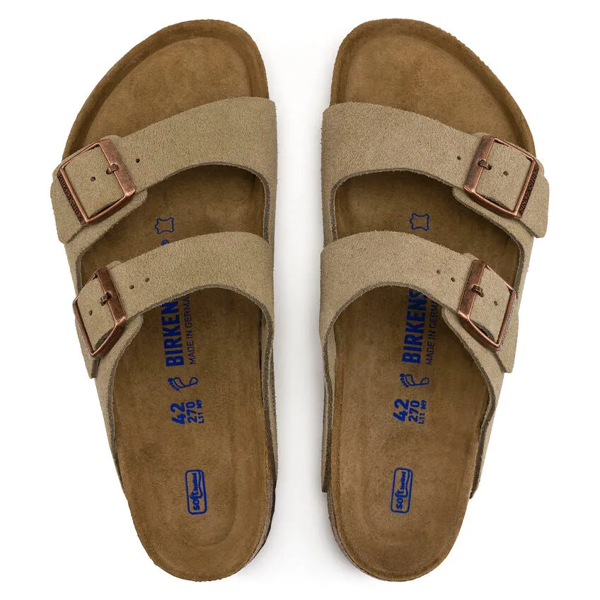 Birkenstock Women's Arizona Soft Footbed Suede Leather