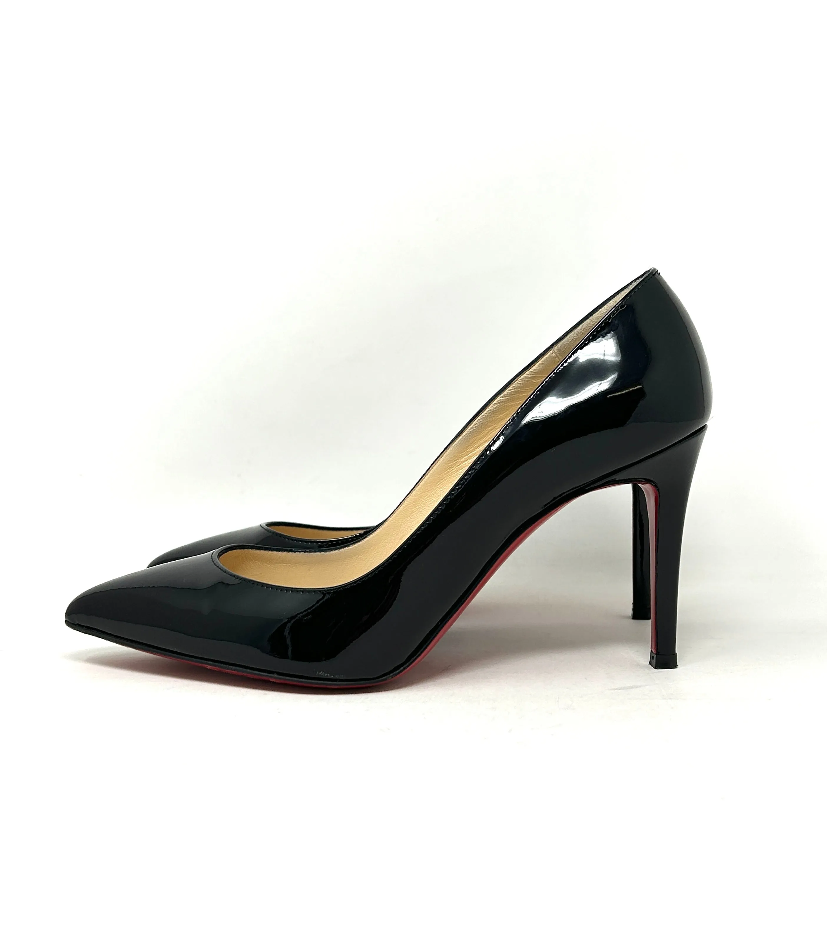 Christian Louboutin Pigalle Black Patent Leather Pump Heels 36.5 UK 3.5