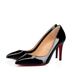 Christian Louboutin Pigalle Black Patent Leather Pump Heels 36.5 UK 3.5