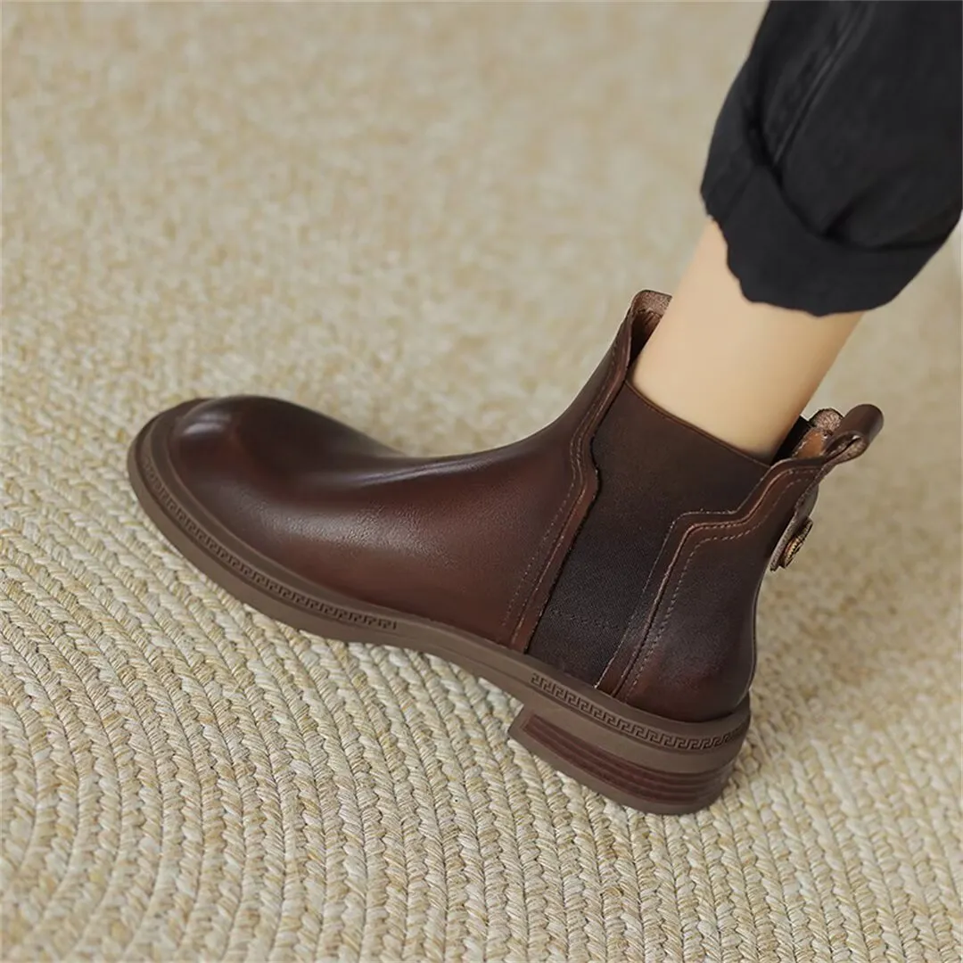 Contemporary Chic Slip-On Dress Boots