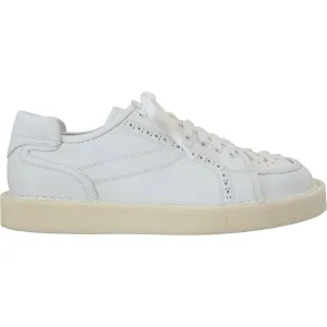 Dolce & Gabbana Elegant White Low Top Oxford Sneakers