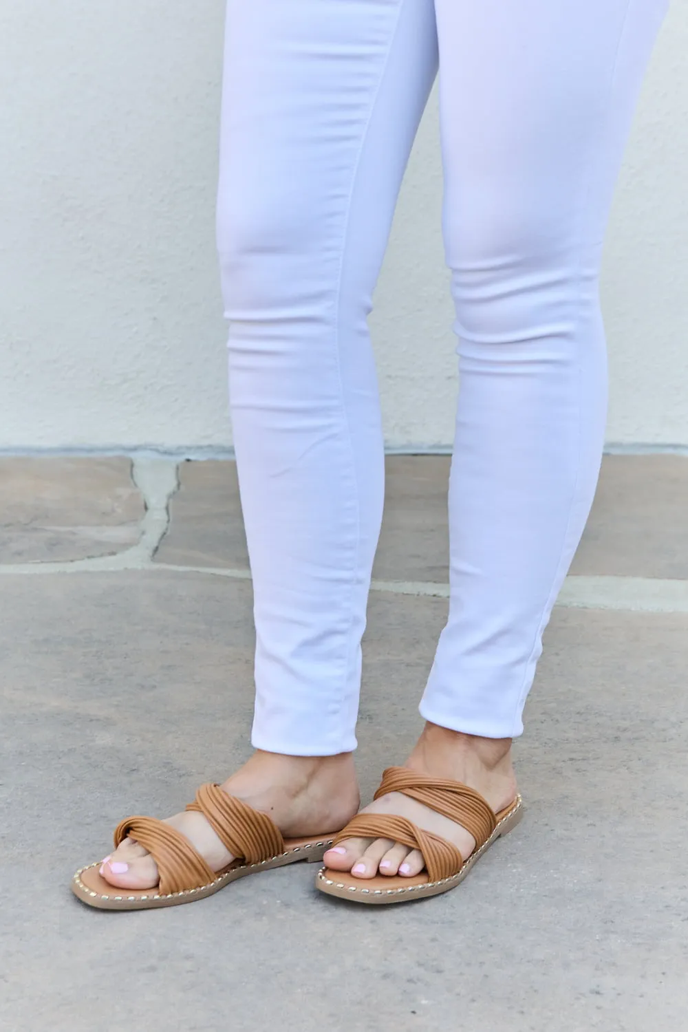 Honey Apple Twist Vegan Leather Sandals