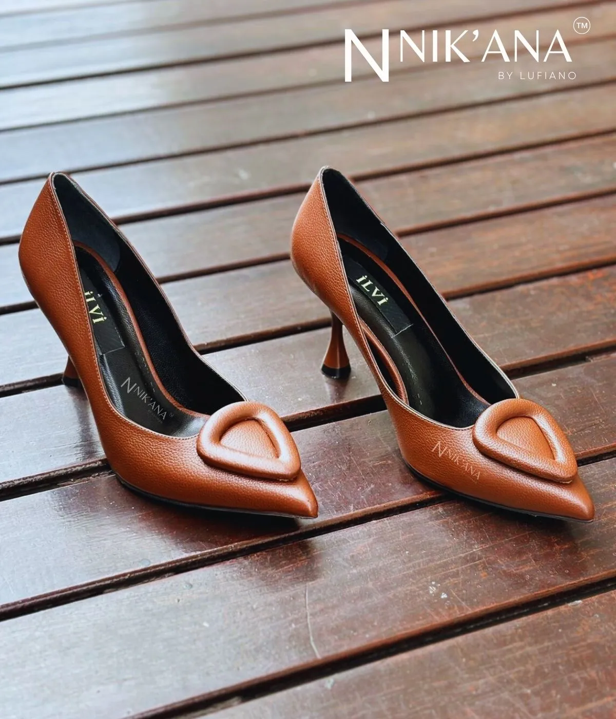 iLVi002-High Heels: Brown