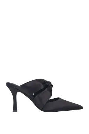 Jeffrey Campbell | Tied Up Satin Heel - Black