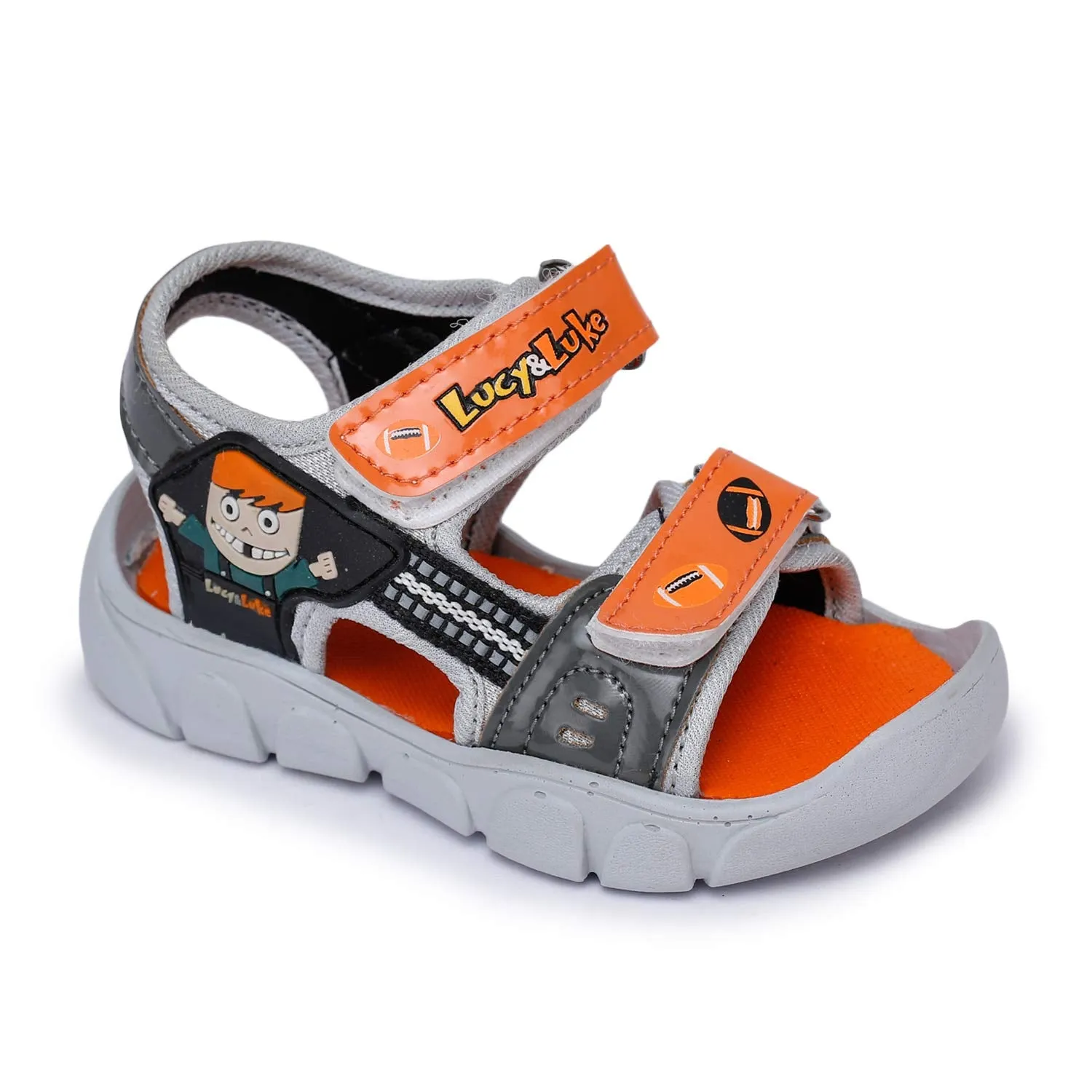 Liberty Flynn-11 Orange Outdoor Sandals - 10 Kids UK (28 EU) (80450011)