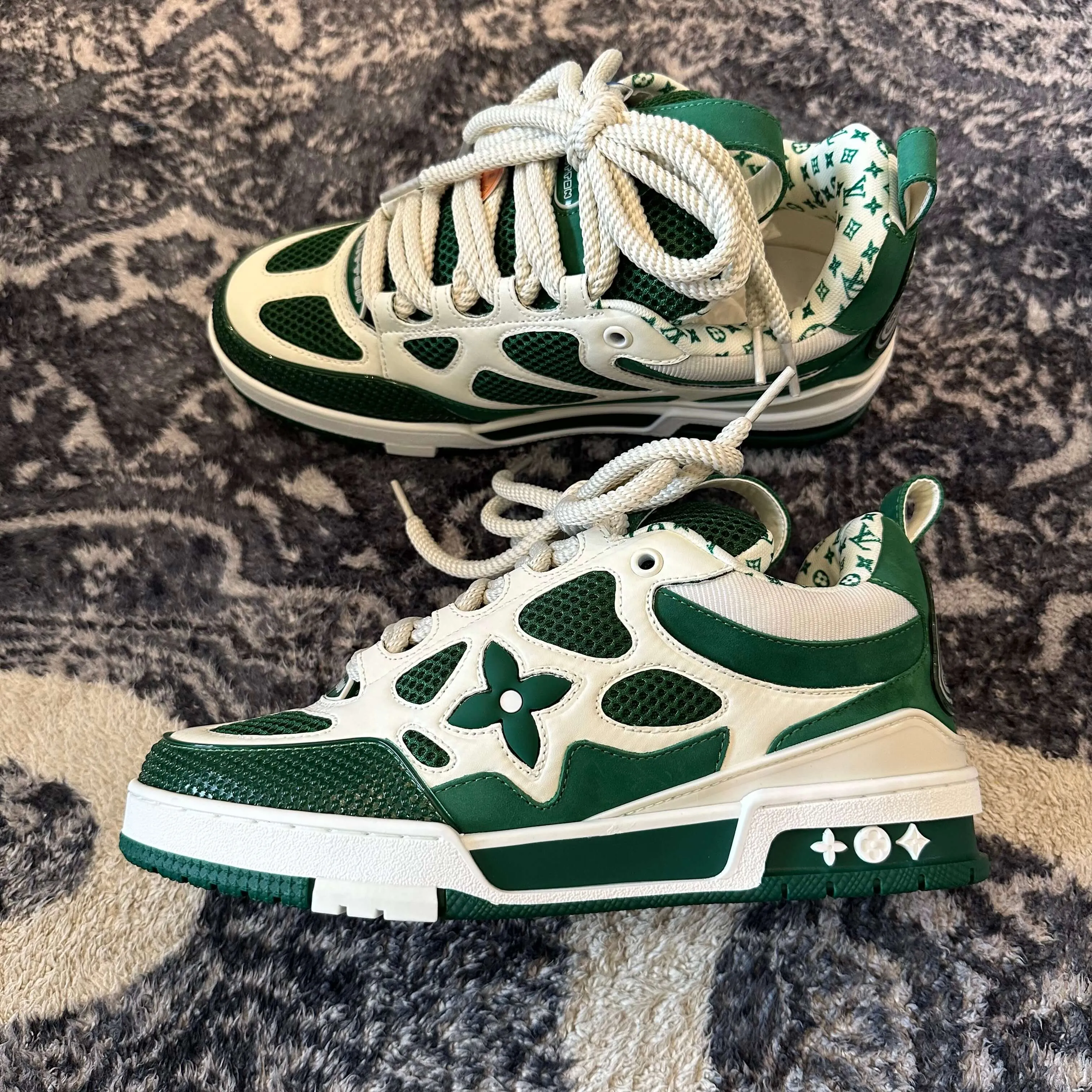 Louis Vuitton LV Trainer Green Skate Sneaker