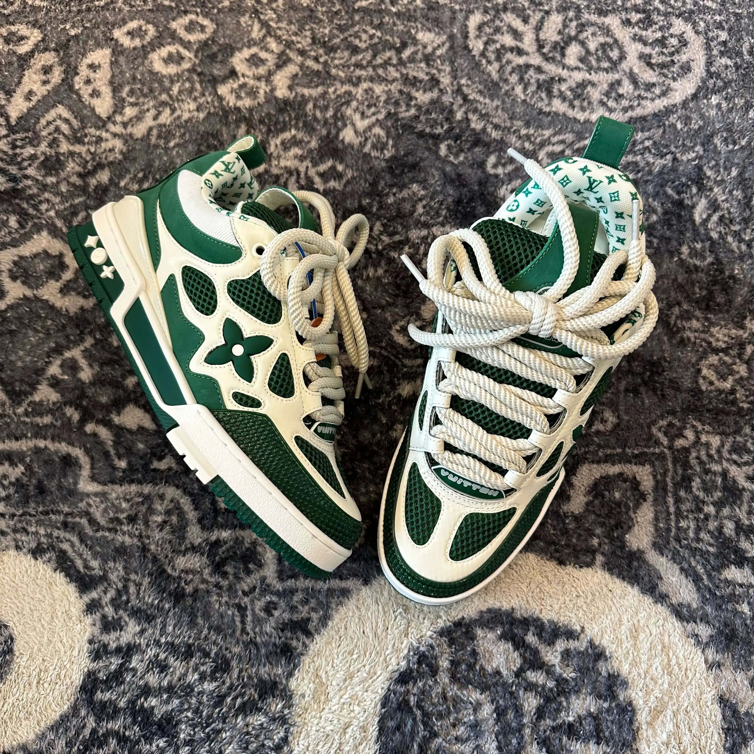 Louis Vuitton LV Trainer Green Skate Sneaker