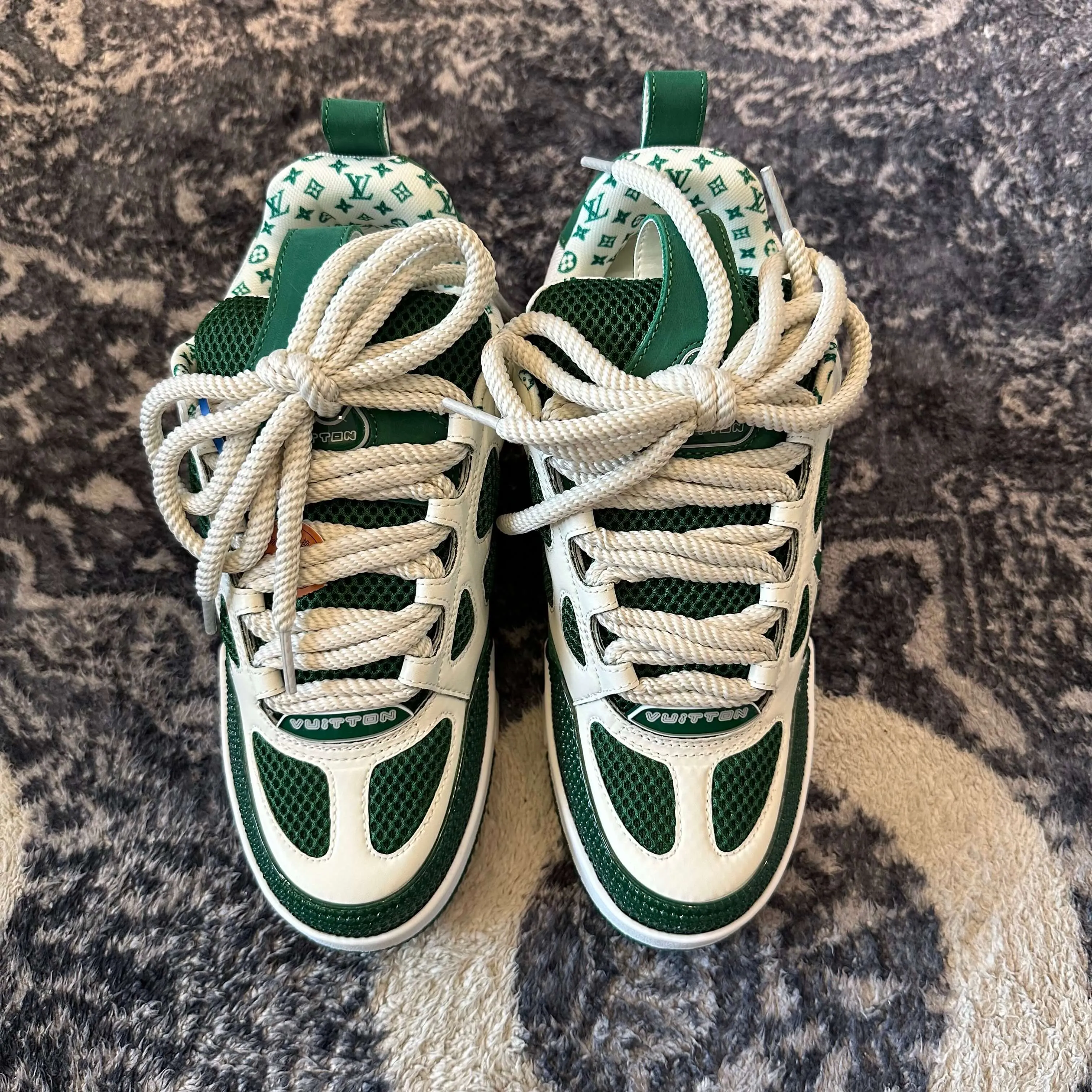 Louis Vuitton LV Trainer Green Skate Sneaker