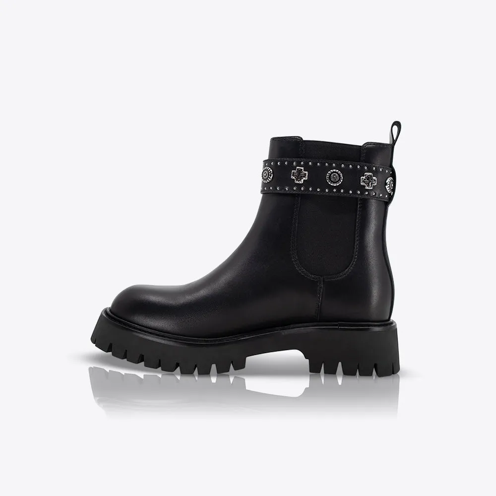 Meadow Boot Black/Silver