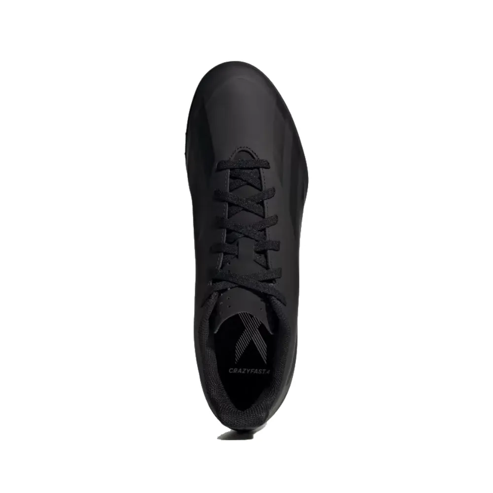 Men's X Crazyfast.4 Turf Football Shoe (Core Black/Core Black/Core Black)