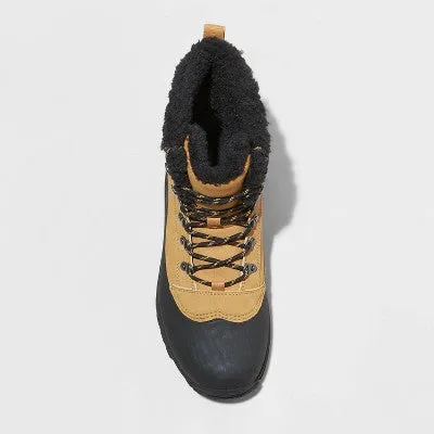 New - Men's Blaise Lace-Up Winter Boots - All in Motion Tan 13