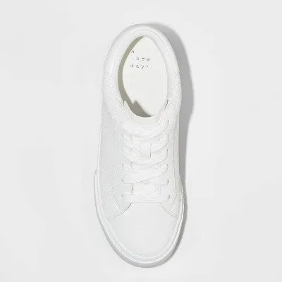 New - Women's Maddison Sneakers - A New Day White 5.5W