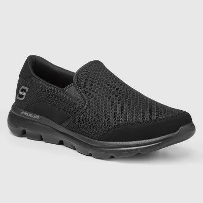 Open Box - S Sport By Skechers Men's Claye Go Walk Sneakers - Black 11.5