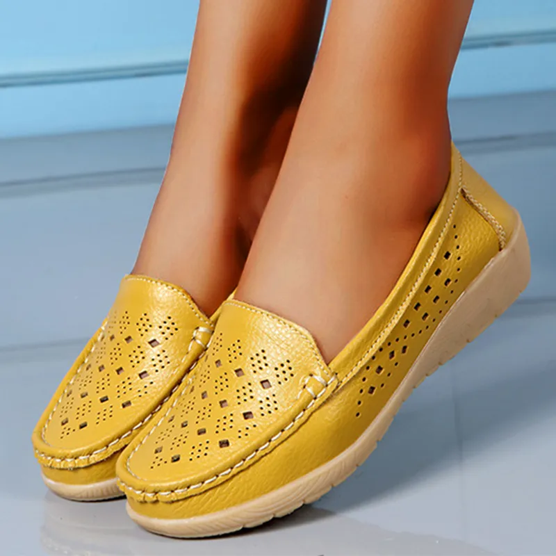 Owlkay Casual Hollowed Out Women's Shoes: Stylish, Comfortable, and Easy-Care Footwear