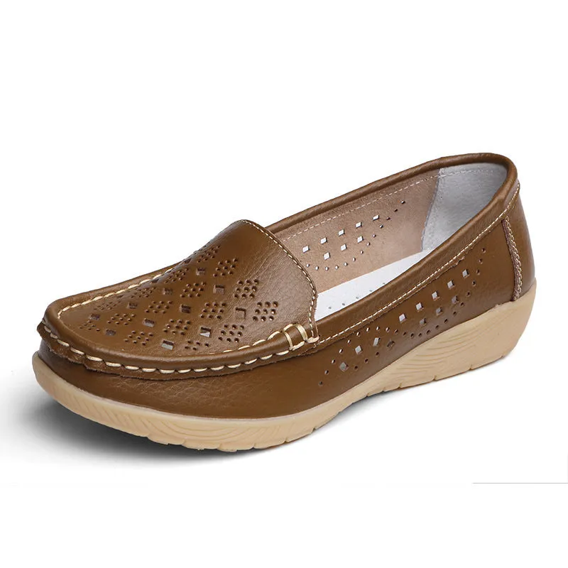 Owlkay Casual Hollowed Out Women's Shoes: Stylish, Comfortable, and Easy-Care Footwear