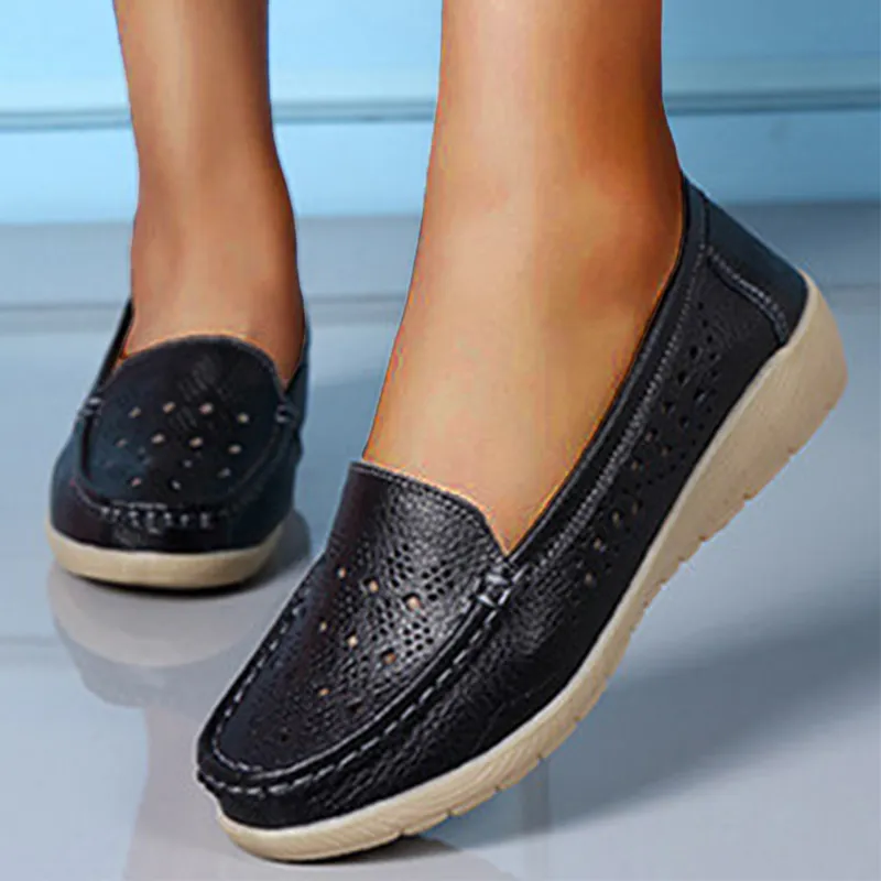 Owlkay Casual Hollowed Out Women's Shoes: Stylish, Comfortable, and Easy-Care Footwear