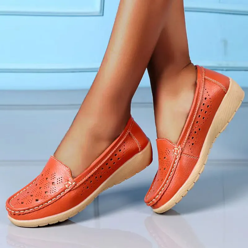 Owlkay Casual Hollowed Out Women's Shoes: Stylish, Comfortable, and Easy-Care Footwear