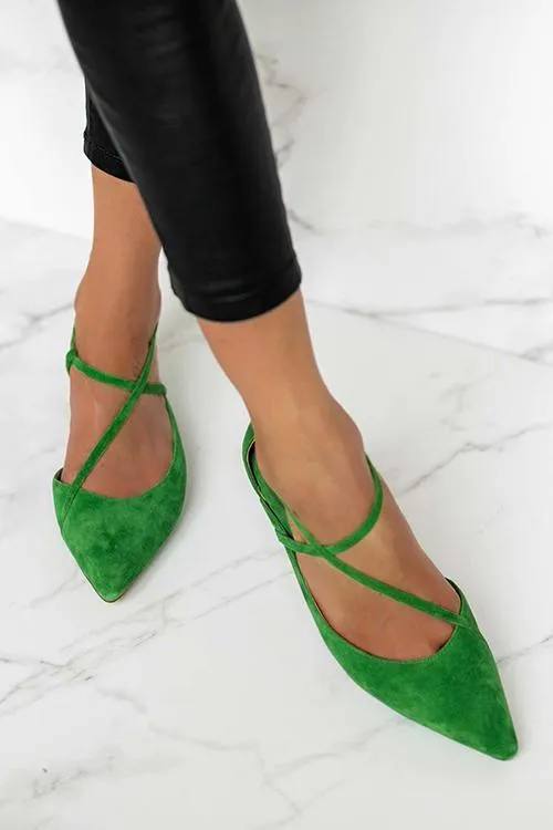 Pointed Toe Low Heels Pumps