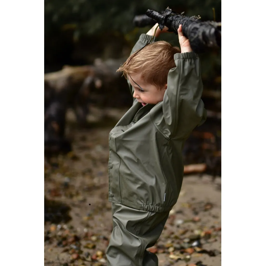 PU Rain Pants - Dusty Olive