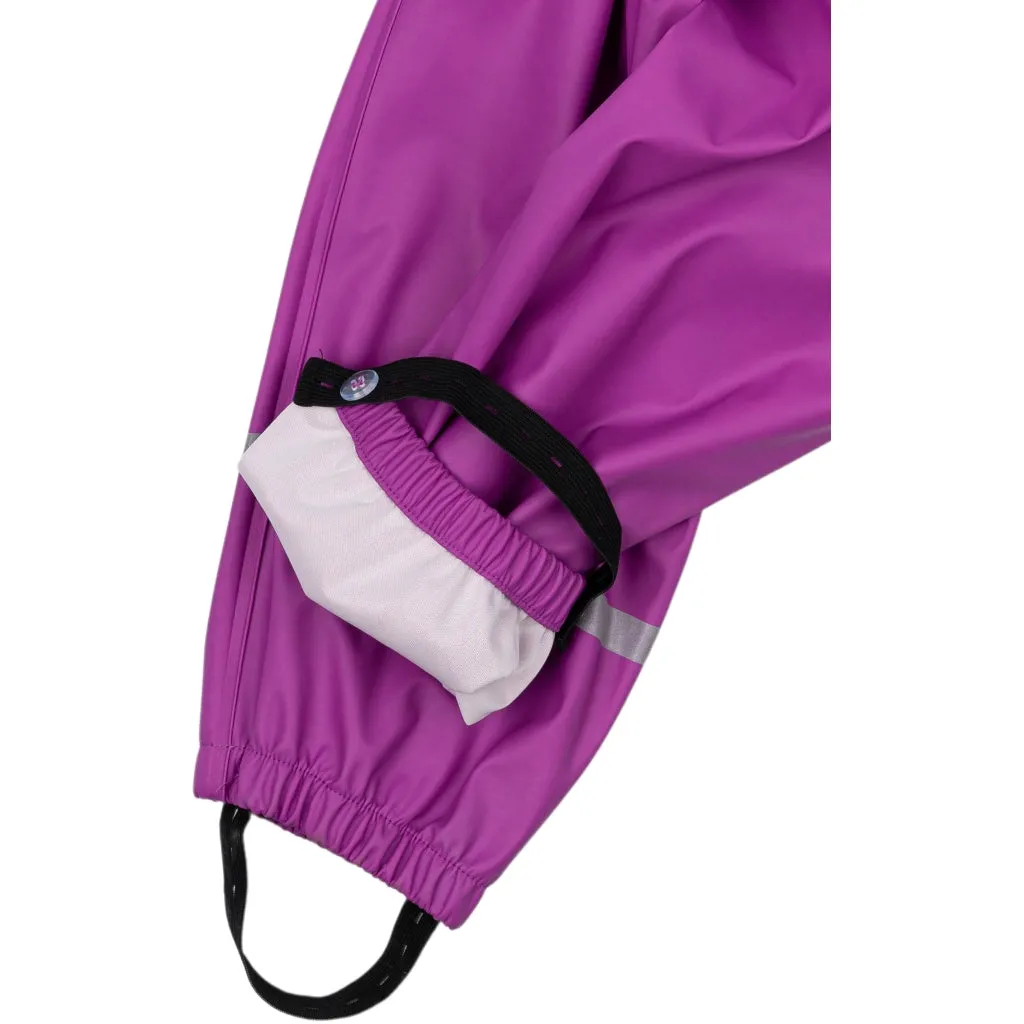 PU Rain Pants - Purple Cactus Flower