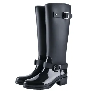 Pure Color Women's Rain Boots