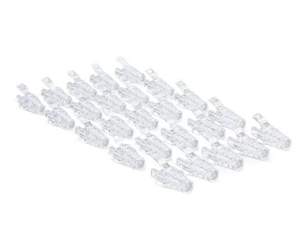 RJ45 Slip On Boot for CAT5e, CAT6, CAT6A - 6mm, 25 Pack