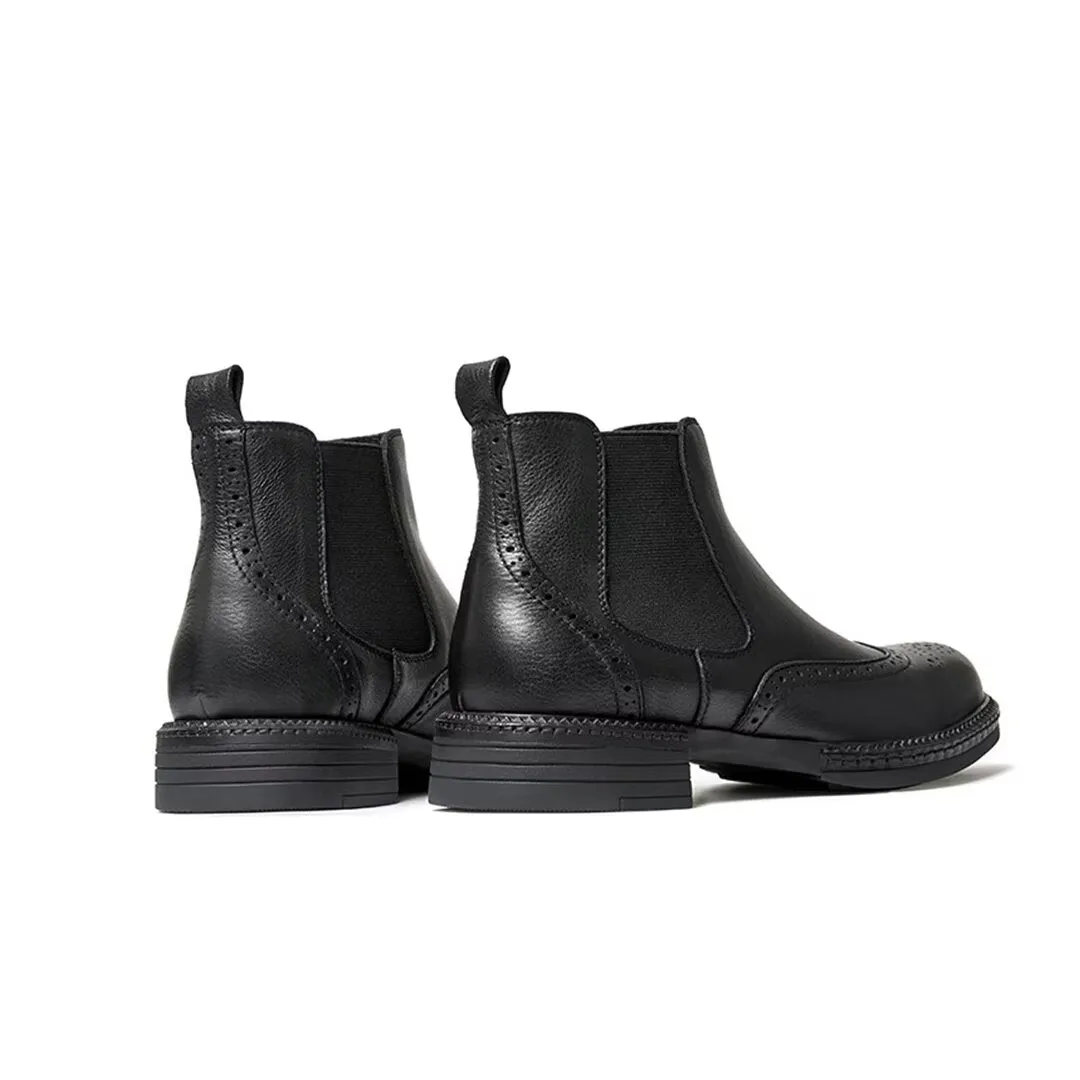 SleekElegance Men's Slip-On Boots