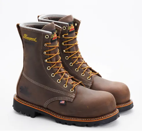 Thorogood AMERICAN LEGACY – Waterproof   Insulated – 6” Crazy Horse Nano Safety Toe