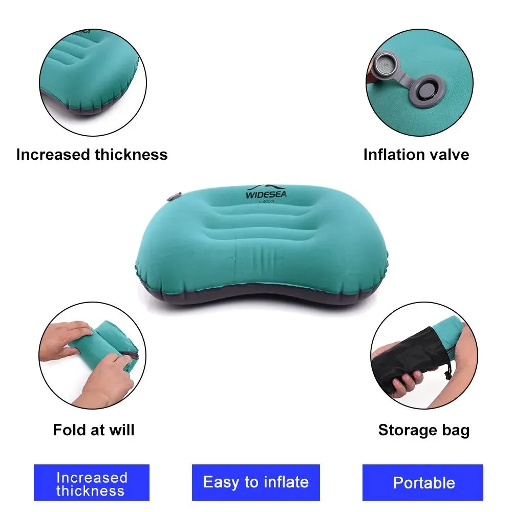 Widesea Inflatable Camping Pillow: Premium Comfort & Insulation