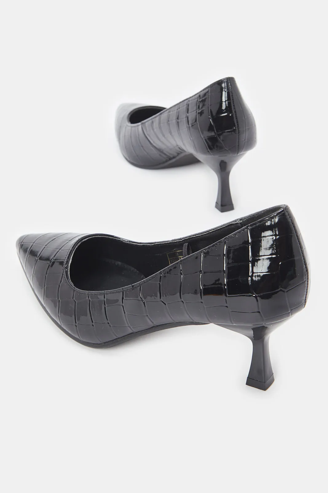 Women Black Classic Court Heels