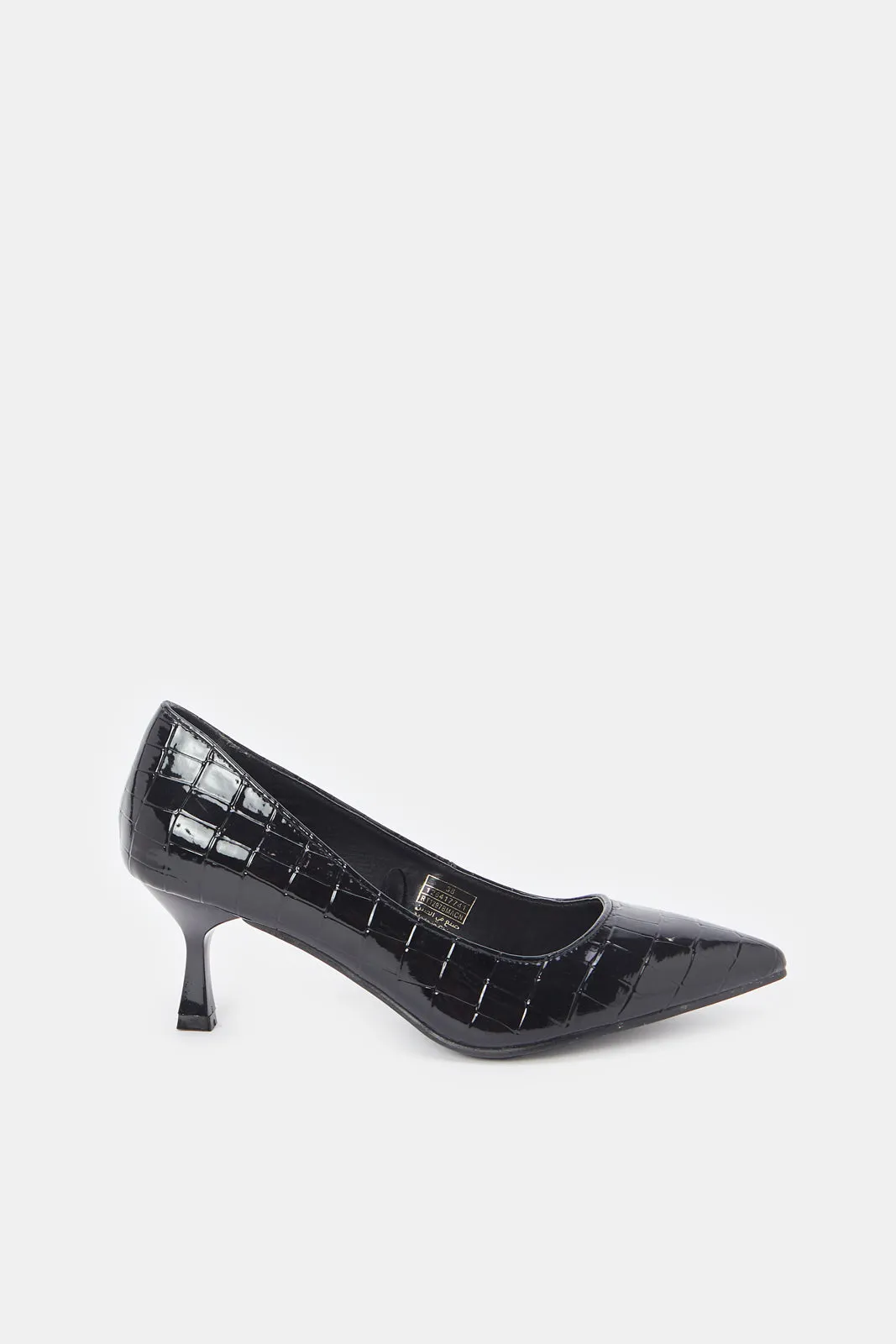 Women Black Classic Court Heels